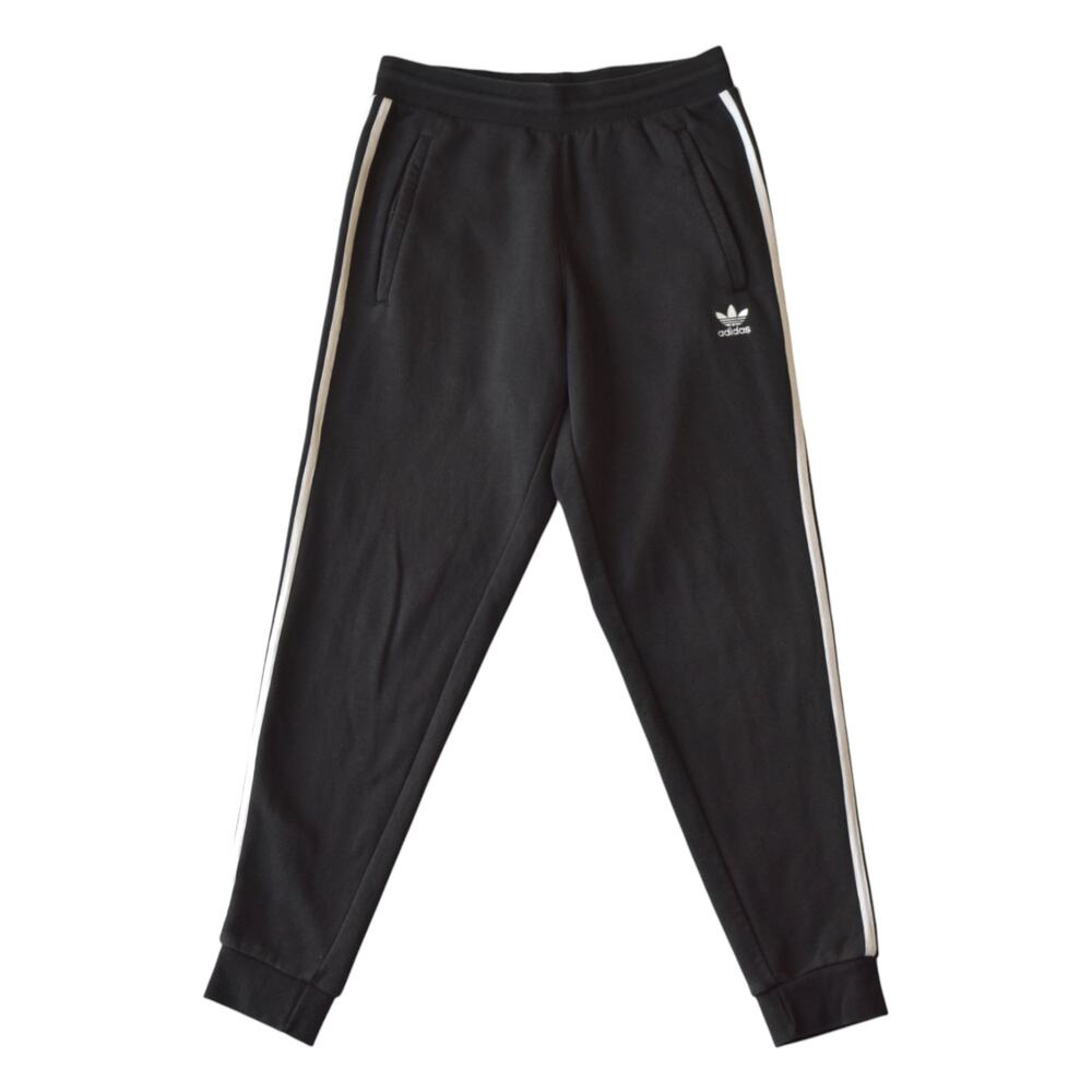 Adidas Originals Black 3-Stripe Sweatpants Men’s M